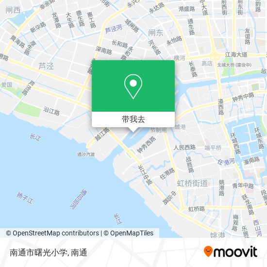 南通市曙光小学地图