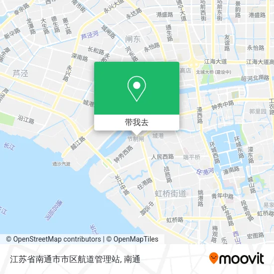 江苏省南通市市区航道管理站地图