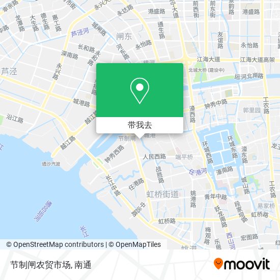节制闸农贸市场地图