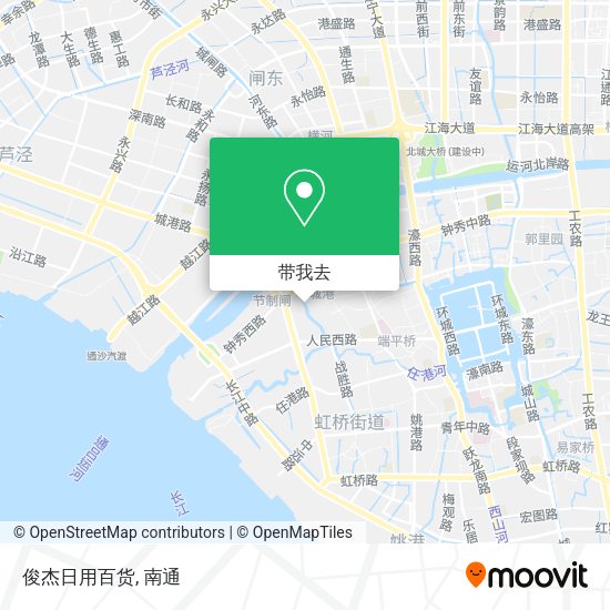 俊杰日用百货地图
