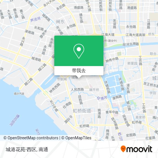城港花苑-西区地图