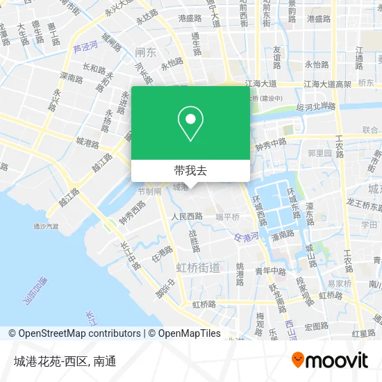 城港花苑-西区地图