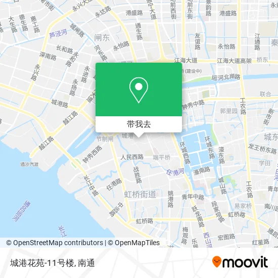 城港花苑-11号楼地图