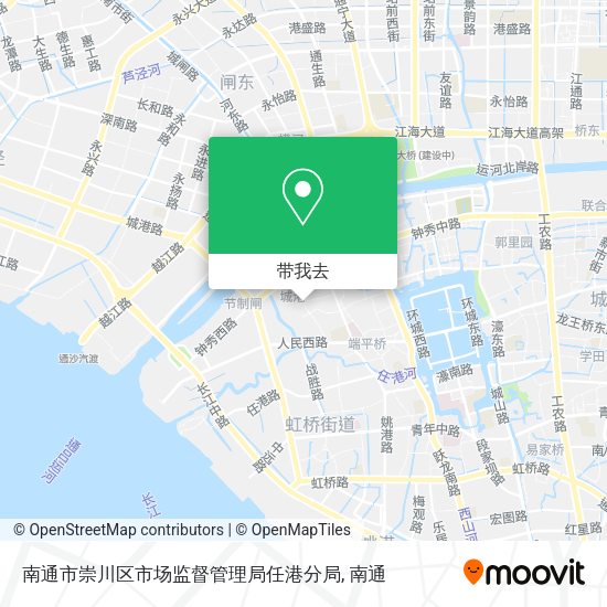 南通市崇川区市场监督管理局任港分局地图