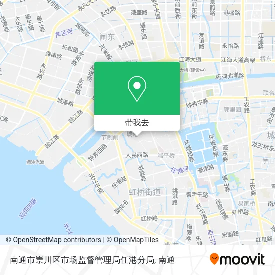 南通市崇川区市场监督管理局任港分局地图