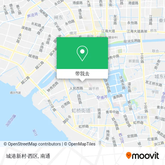 城港新村-西区地图