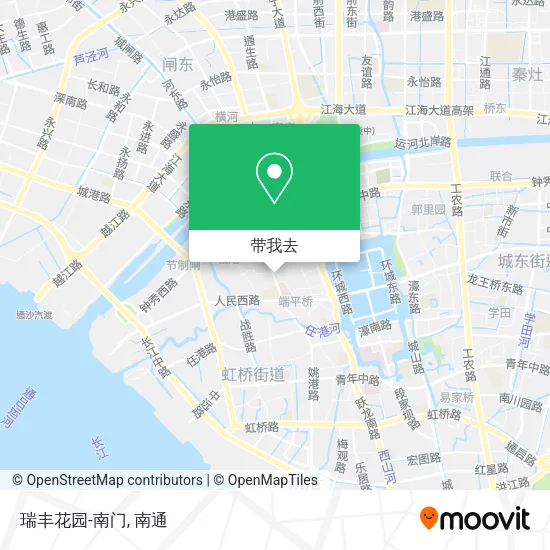 瑞丰花园-南门地图