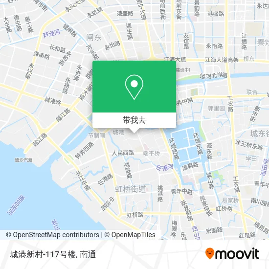 城港新村-117号楼地图