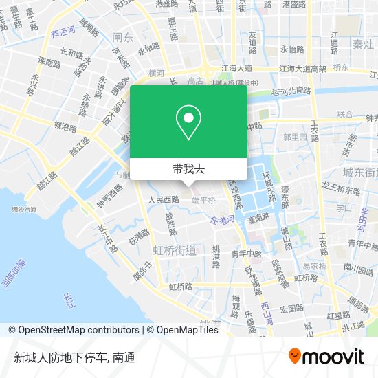 新城人防地下停车地图