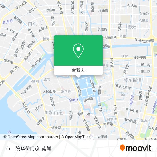 市二院华侨门诊地图