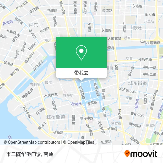 市二院华侨门诊地图
