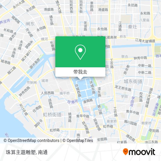 珠算主题雕塑地图