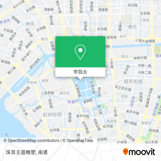 珠算主题雕塑地图