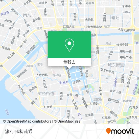 濠河明珠地图