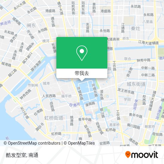 酷发型室地图