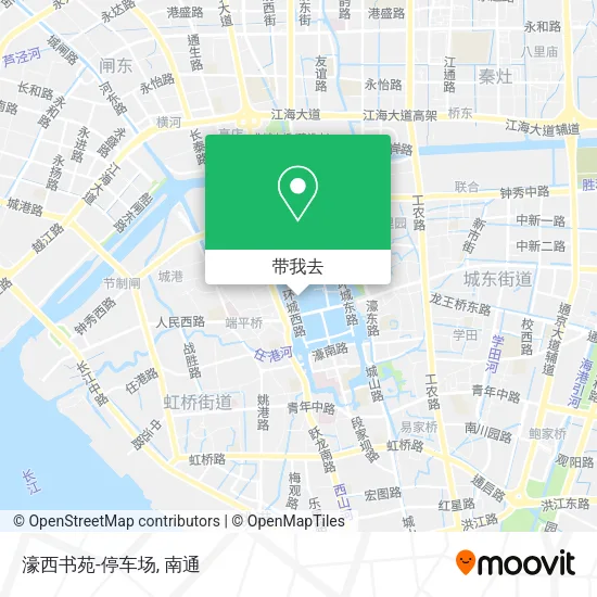 濠西书苑-停车场地图