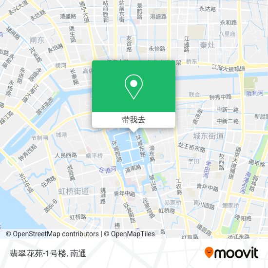 翡翠花苑-1号楼地图