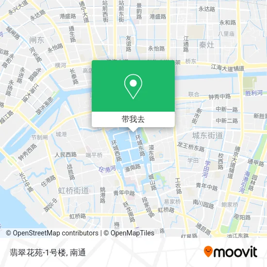 翡翠花苑-1号楼地图