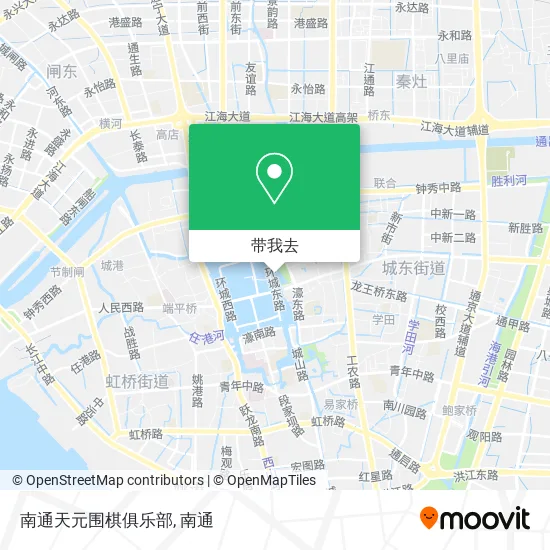 南通天元围棋俱乐部地图