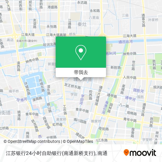 江苏银行24小时自助银行(南通新桥支行)地图