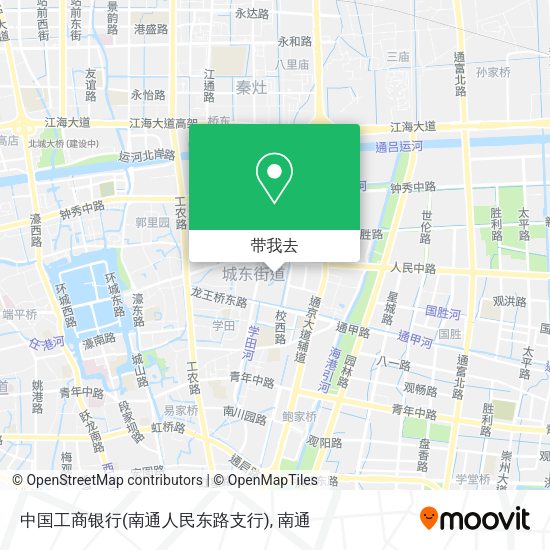 中国工商银行(南通人民东路支行)地图