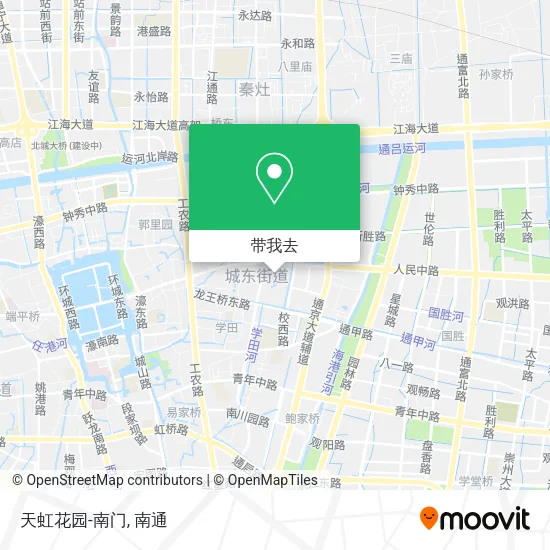 天虹花园-南门地图