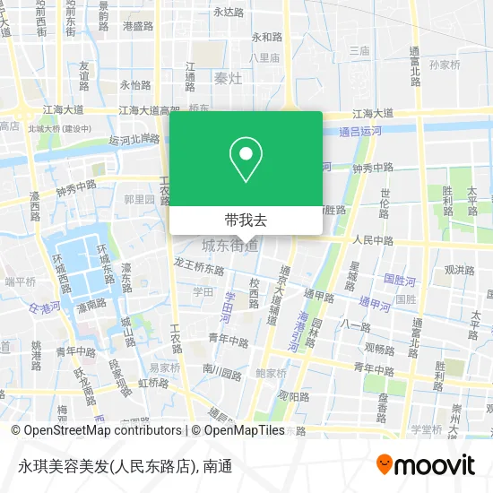 永琪美容美发(人民东路店)地图