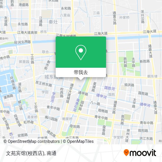 文苑宾馆(校西店)地图