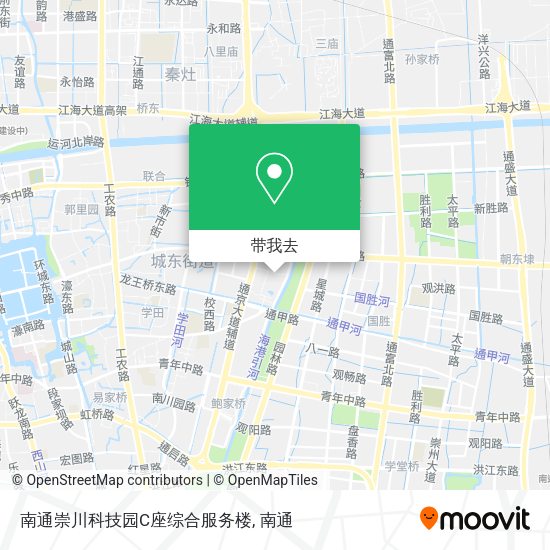 南通崇川科技园C座综合服务楼地图