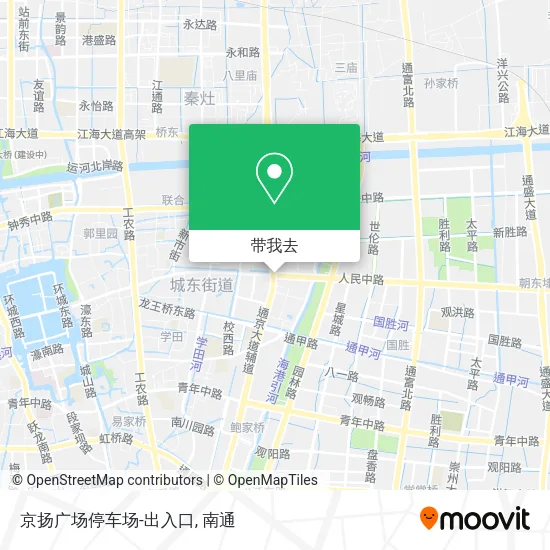京扬广场停车场-出入口地图