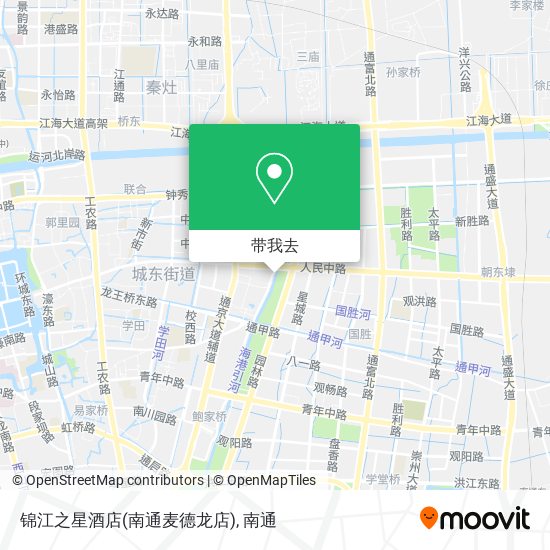 锦江之星酒店(南通麦德龙店)地图