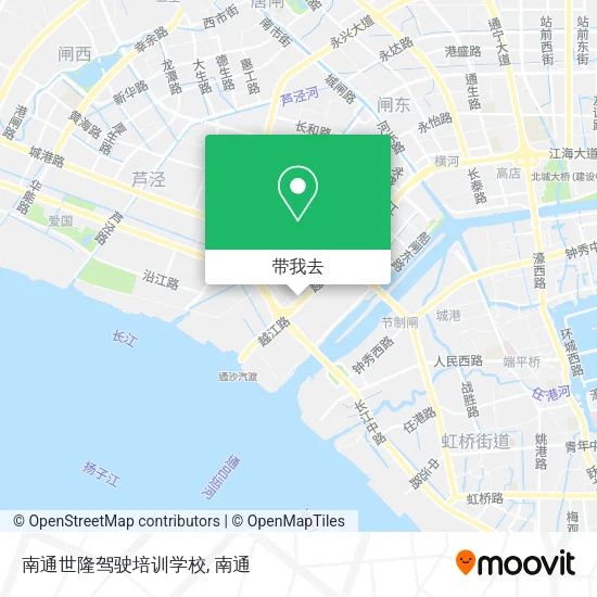 南通世隆驾驶培训学校地图