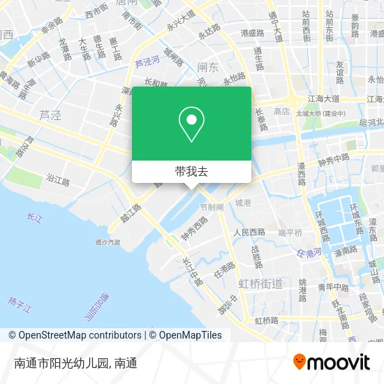 南通市阳光幼儿园地图