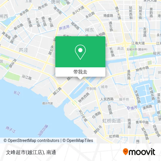 文峰超市(越江店)地图