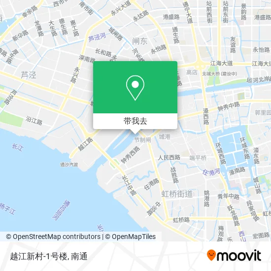 越江新村-1号楼地图