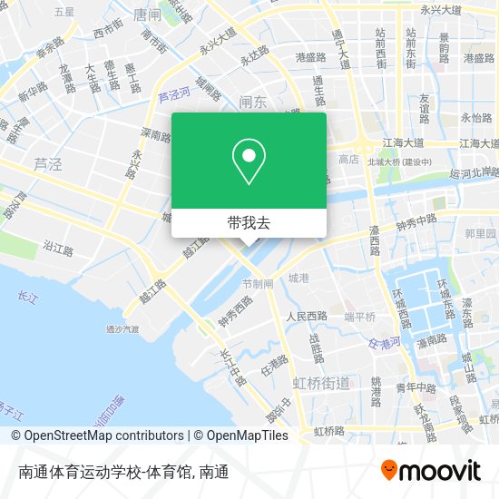 南通体育运动学校-体育馆地图