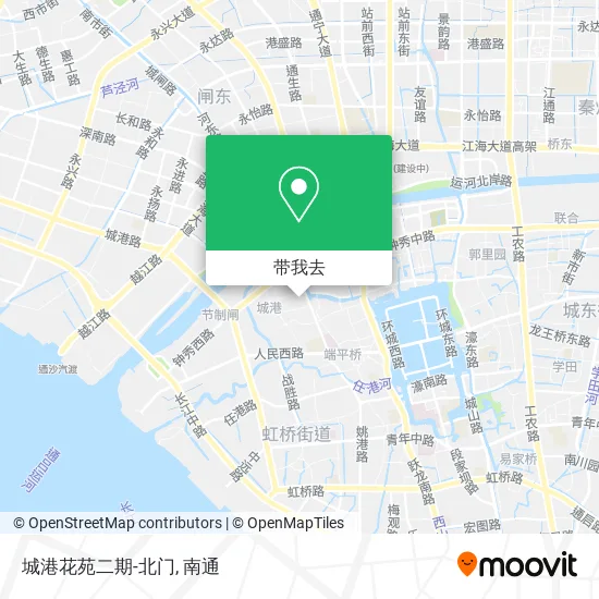 城港花苑二期-北门地图