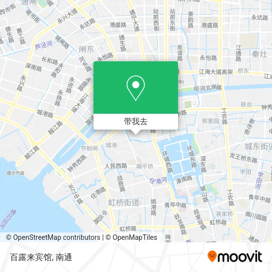 百露来宾馆地图