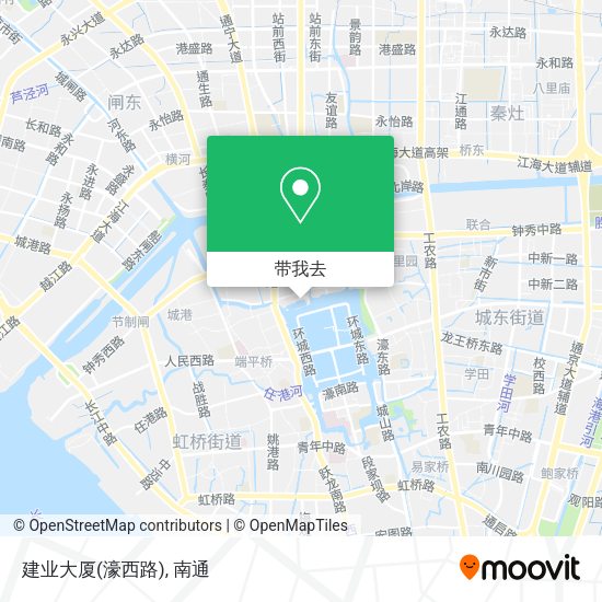 建业大厦(濠西路)地图