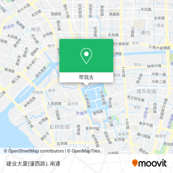 建业大厦(濠西路)地图