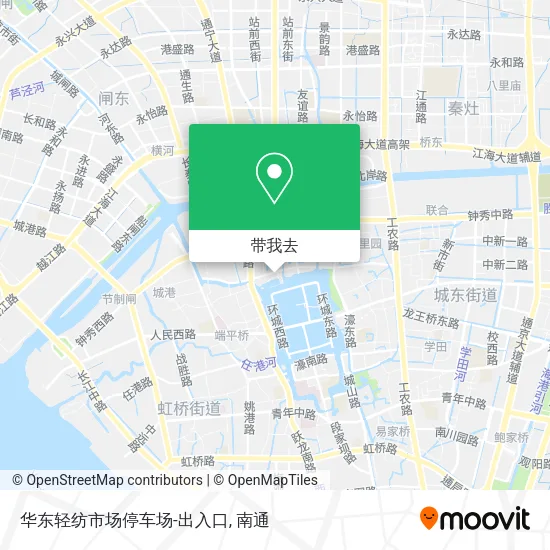 华东轻纺市场停车场-出入口地图