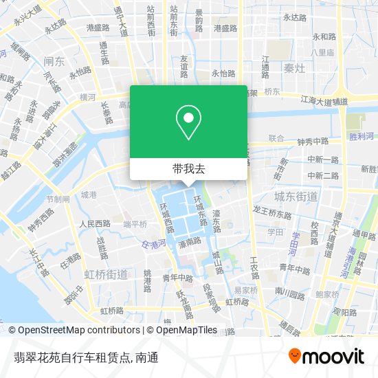 翡翠花苑自行车租赁点地图