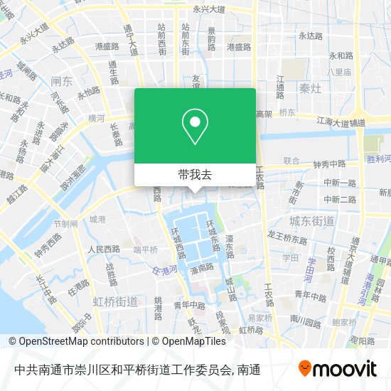 中共南通市崇川区和平桥街道工作委员会地图