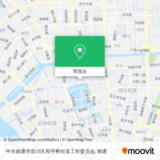 中共南通市崇川区和平桥街道工作委员会地图