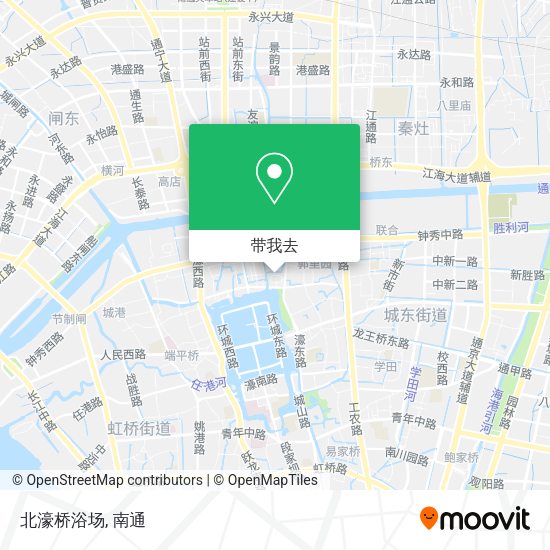 北濠桥浴场地图