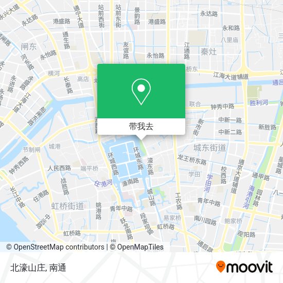 北濠山庄地图