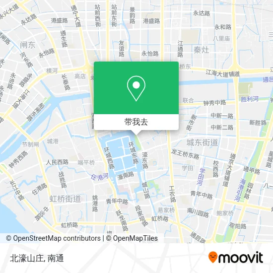 北濠山庄地图