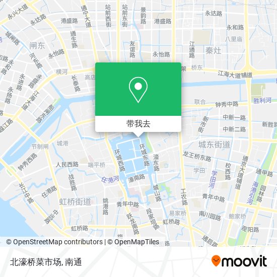 北濠桥菜市场地图