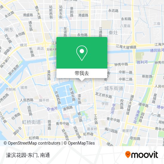 濠滨花园-东门地图