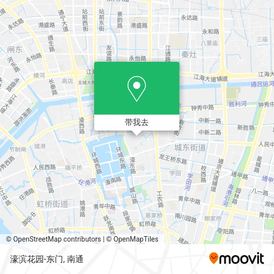 濠滨花园-东门地图